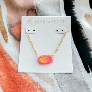 Kendra Scott - Elisa Enamel Framed - Gold Sunset Illusion Necklace